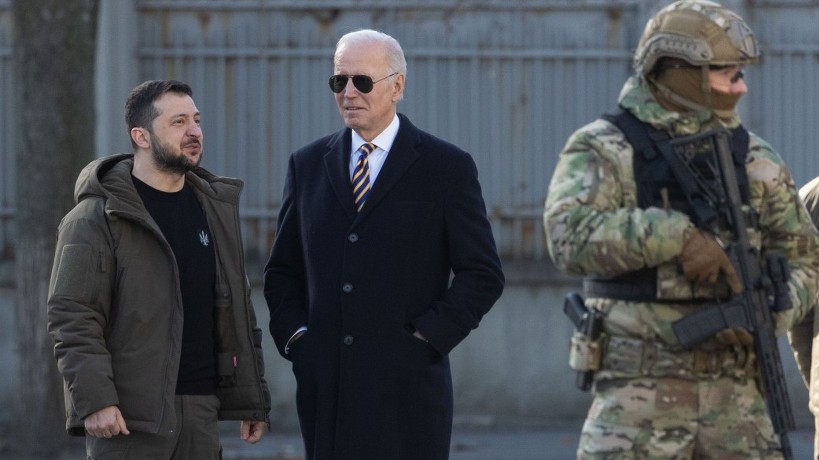 Visita Biden a Kiev, la capital de Ucrania; promete más apoyo contra Rusia