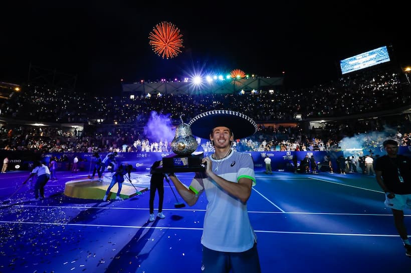 Triunfa Alex de Miñaur, es el nuevo campeón del Abierto Mexicano de Tenis