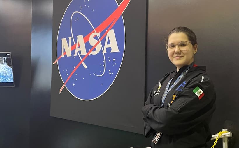 Logra estudiante mexicana llegar a la NASA; vendió dulces para reunir dinero