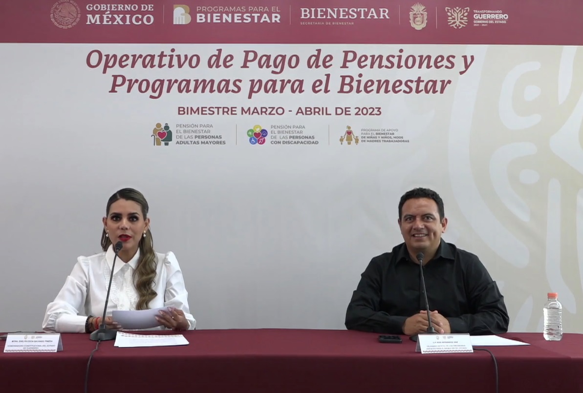 Inicia operativo de pago de pensiones del Bienestar en Guerrero