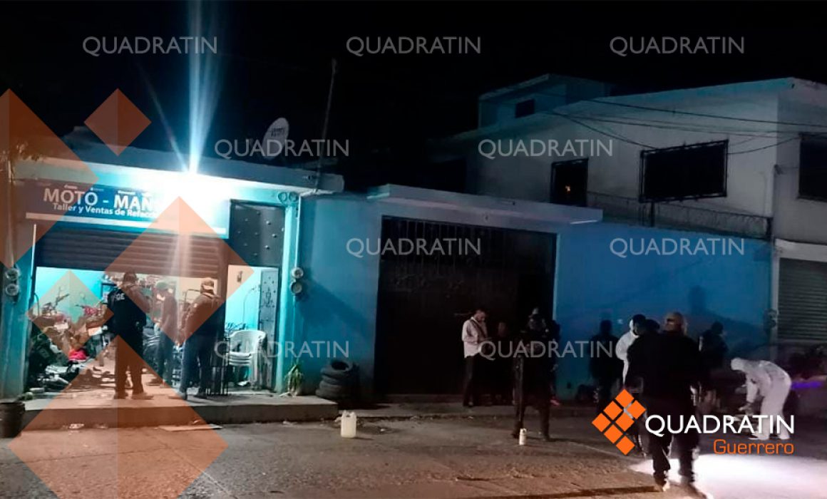 Joven resulta herido tras ataque a taller de motos en Iguala