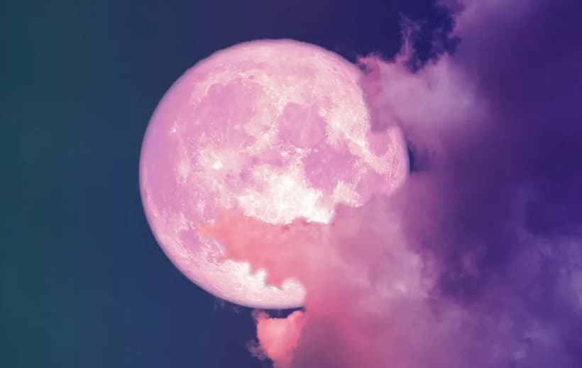 El día ideal para ver la Luna Rosa de abril en México