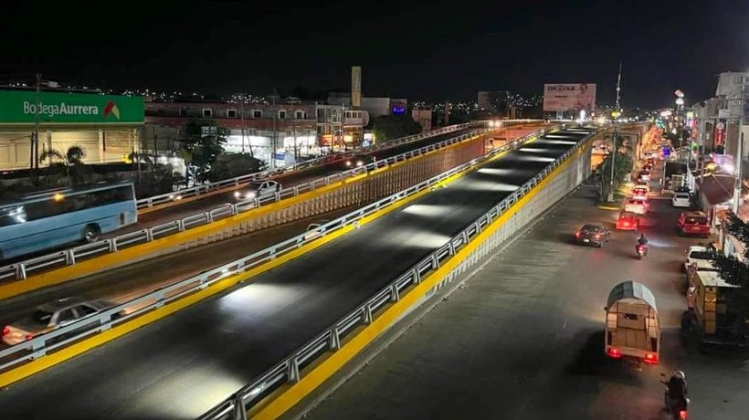 Remodela gobierno del estado puente de bulevar Vicente Guerrero de Acapulco