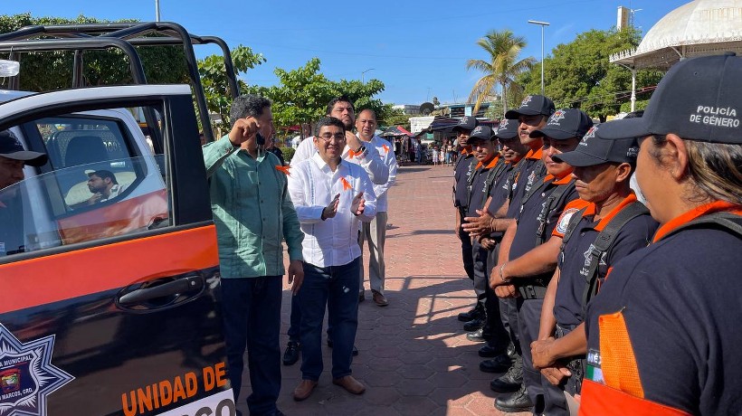 Ponen en marcha Unidad Policial de Género en San Marcos, Guerrero