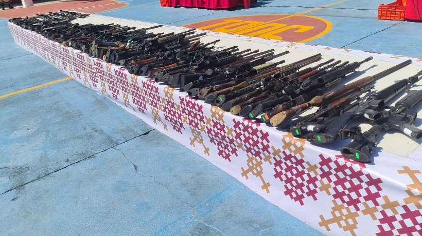 Destruyen en Guerrero 159 armas decomisadas por Sedena