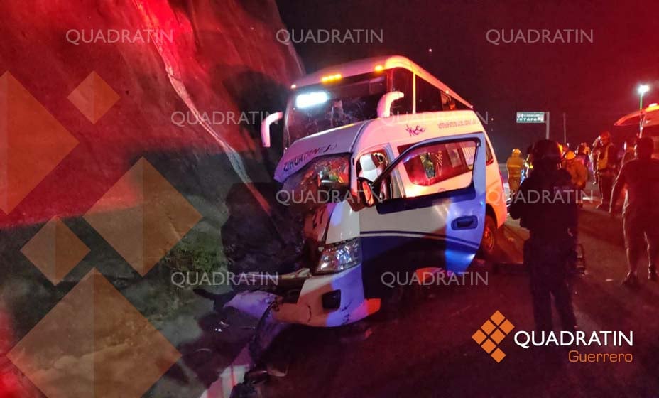 Muere una persona y 4 resultan heridas tras accidente en Ixtapa