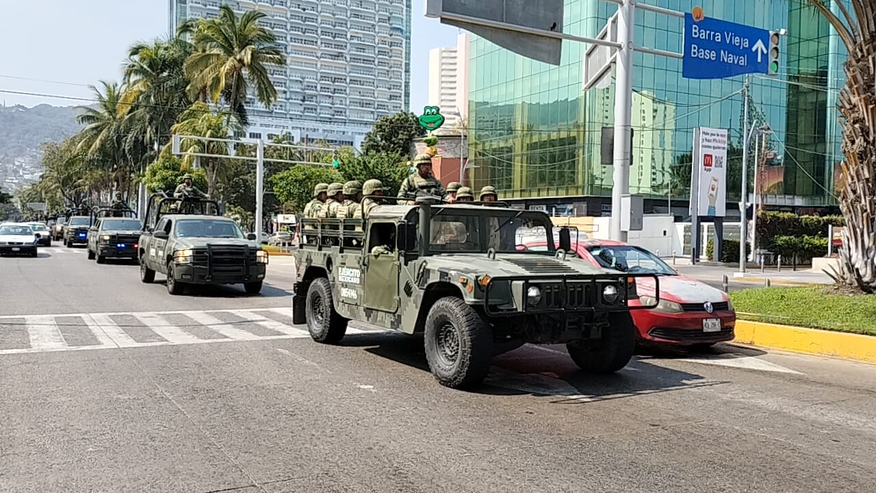 Arriban 200 soldados más a Acapulco para reforzar seguridad