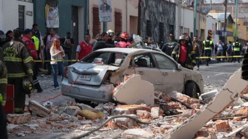 VIDEO: Explosión en panadería deja seis lesionados en Toluca