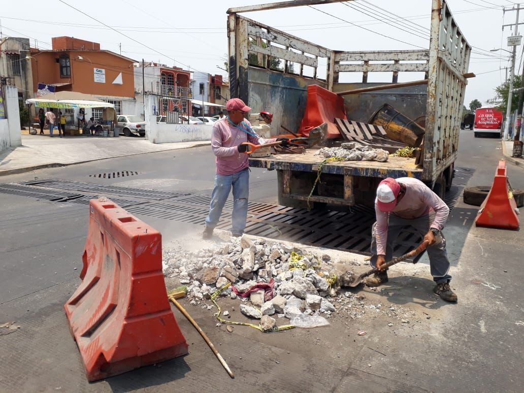 Abelina realiza mejoras en la Acapulco para dar una imagen segura y limpia