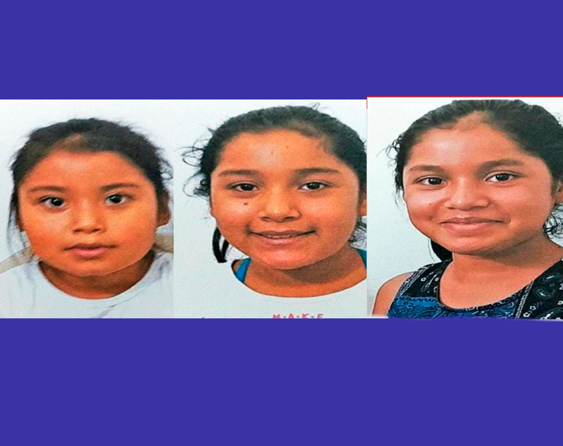 Reportan como desaparecidas a tres niñas en Quechultenango; son hermanas