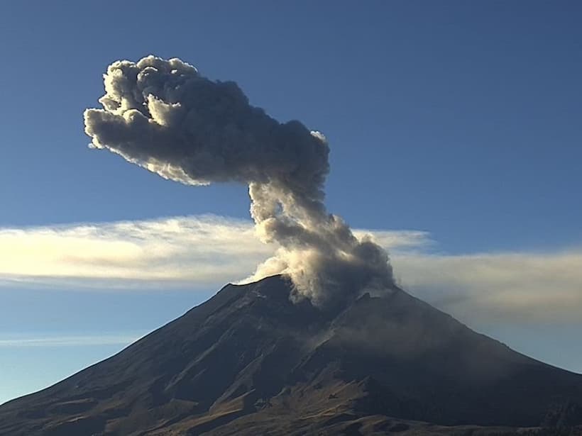 “Parece que se está serenando”: AMLO sobre actividad de el Volcán Popocatépetl