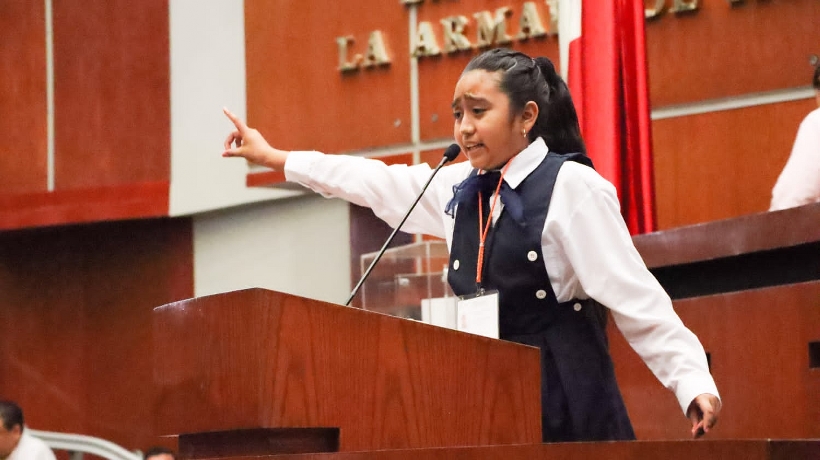 Exigen niños parlamentaristas cumplir leyes en Guerrero
