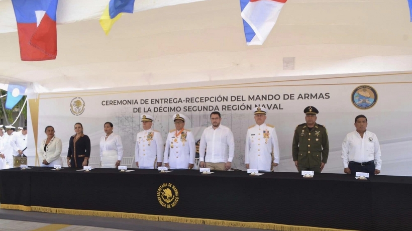 Nombran en Guerrero a nuevo comandante de la 12 Región Naval