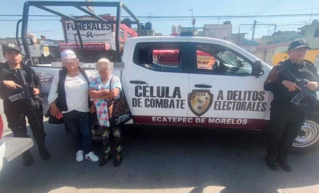 Detienen a dos mujeres por “movidas” en favor de Alejandra del Moral en Ecatepec