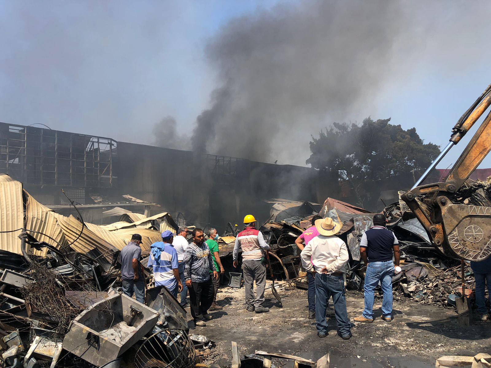 Pérdida total: Incendio consumió más de 500 locales del Mercado Central de Acapulco