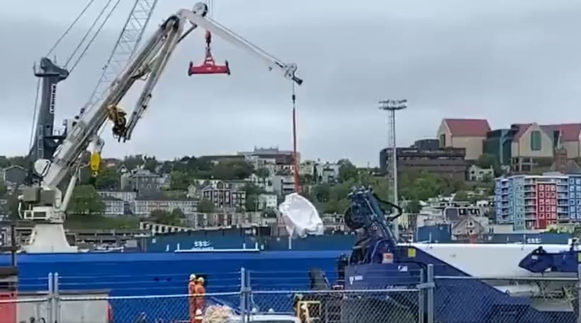 Titán: Llegan a Canadá restos del submarino de OceanGate
