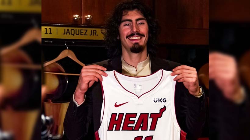 Miami Heat elige al mexicano Jaime Jaquez Jr. en primera ronda del Draft 2023