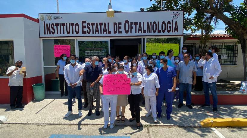 Denuncian escasez de personal en el Instituto de Oftalmología de Guerrero