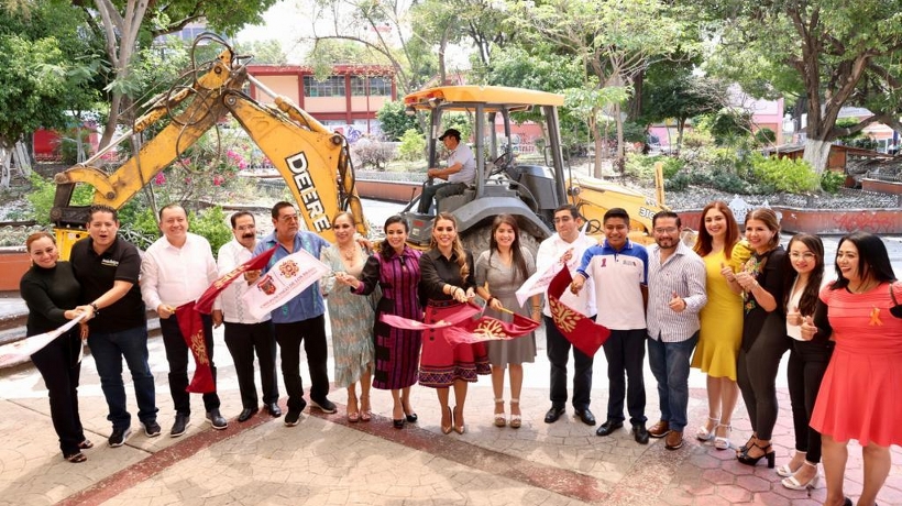 Arranca Evelyn Salgado rehabilitación de parques en Chilpancingo