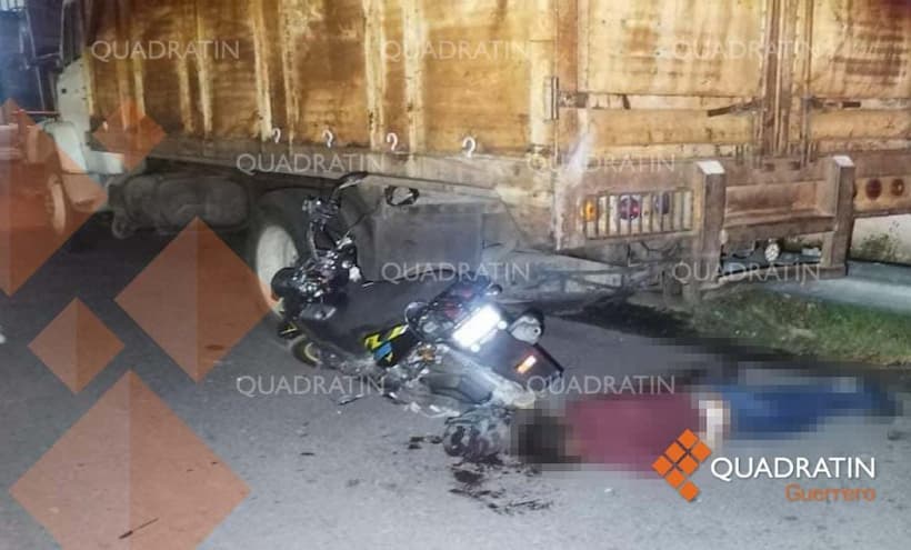 Accidente de moto deja un hombre sin vida y un lesionado en Chilpancingo