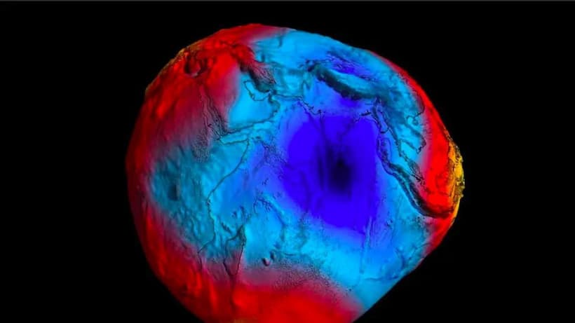 Descubren agujero de gravedad en el Océano Índico