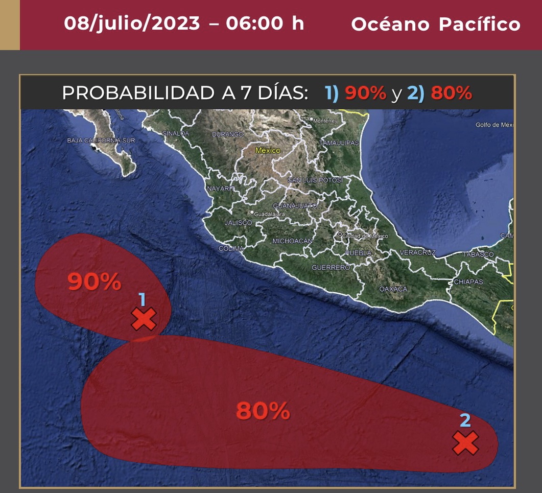 En Guerrero se esperan lluvias intensas