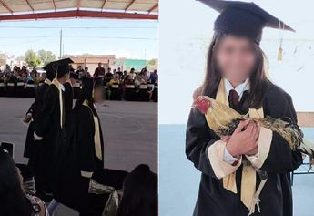 ¡Ya tienen despertador! Graduados reciben gallos de regalo