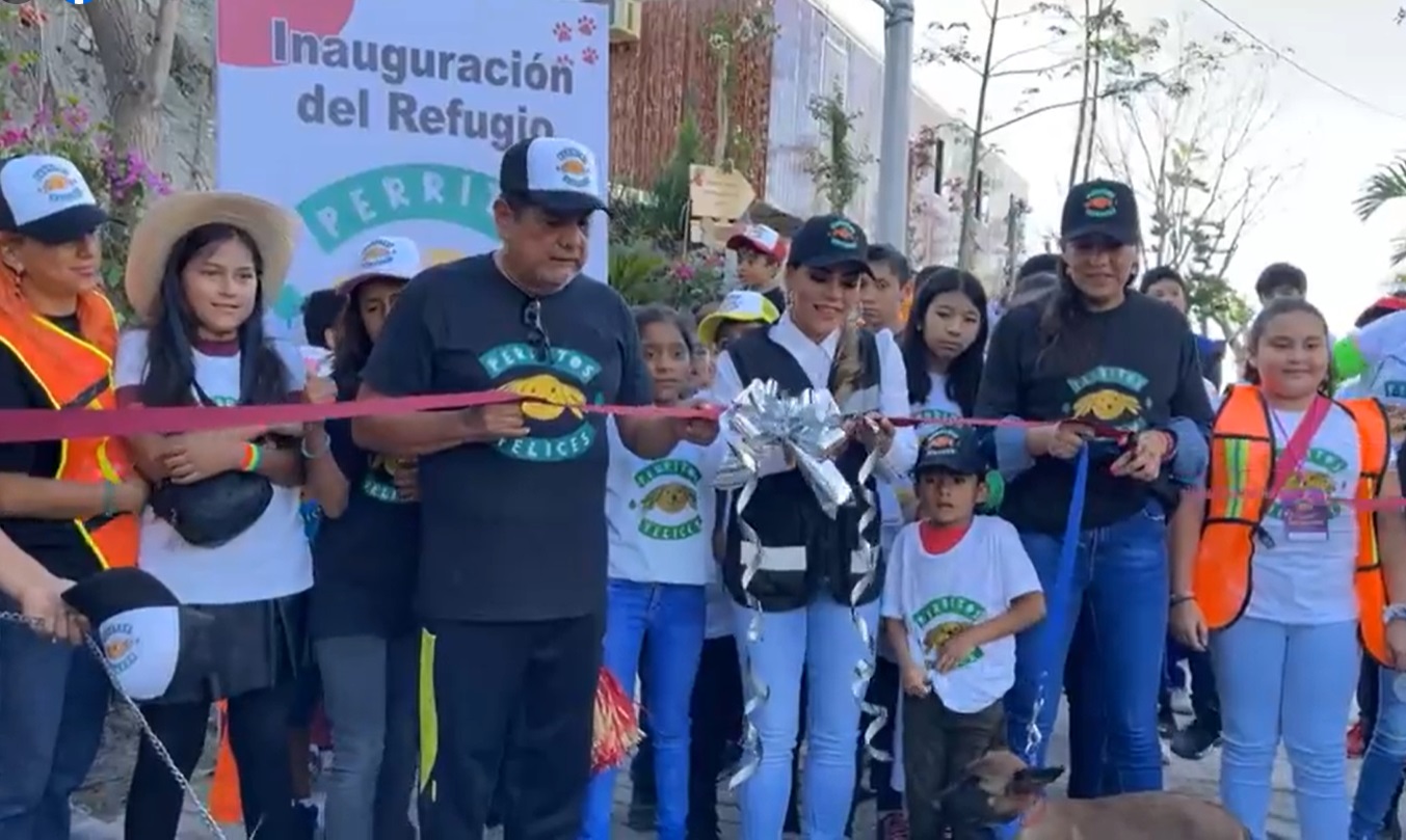 Inaugura Evelyn Salgado refugio de animales en Chilpancingo