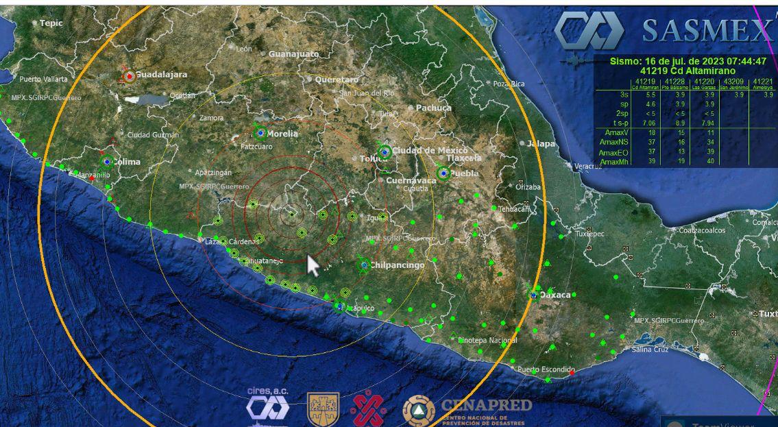 Sin daños en Guerrero por sismo de 5.7