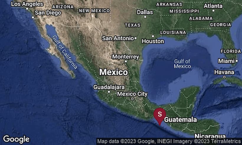 Sacude sismo magnitud 6.5 a Chiapas