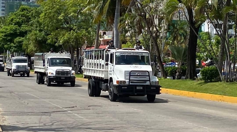 Refuerzan seguridad en Acapulco con 500 guardias nacionales