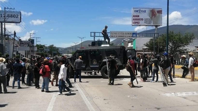 Manifestantes dispararon durante protesta en Chilpancingo