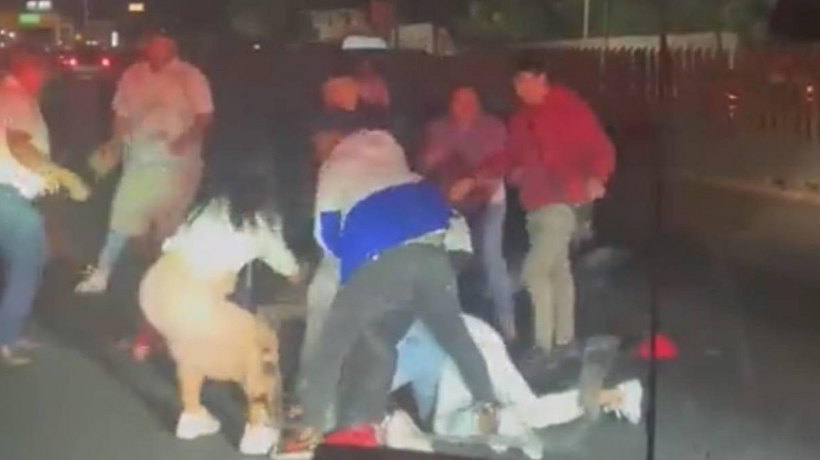 VIDEO: Se desata pelea campal en la autopista México-Puebla