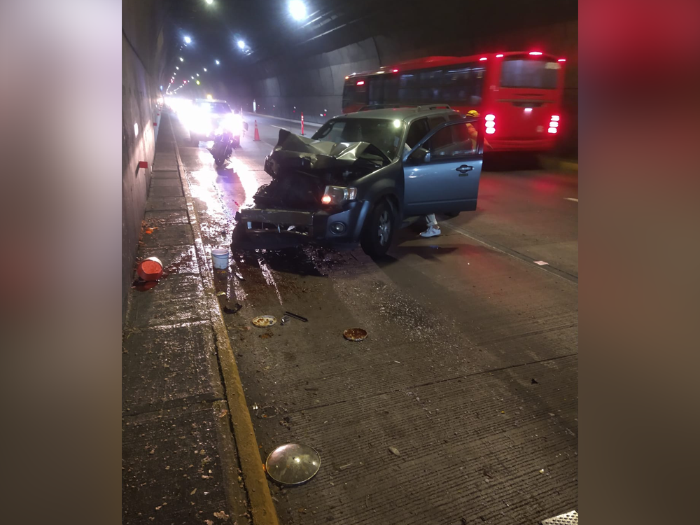 Accidente en Acapulco: Chocan cinco vehículos en el Maxitúnel