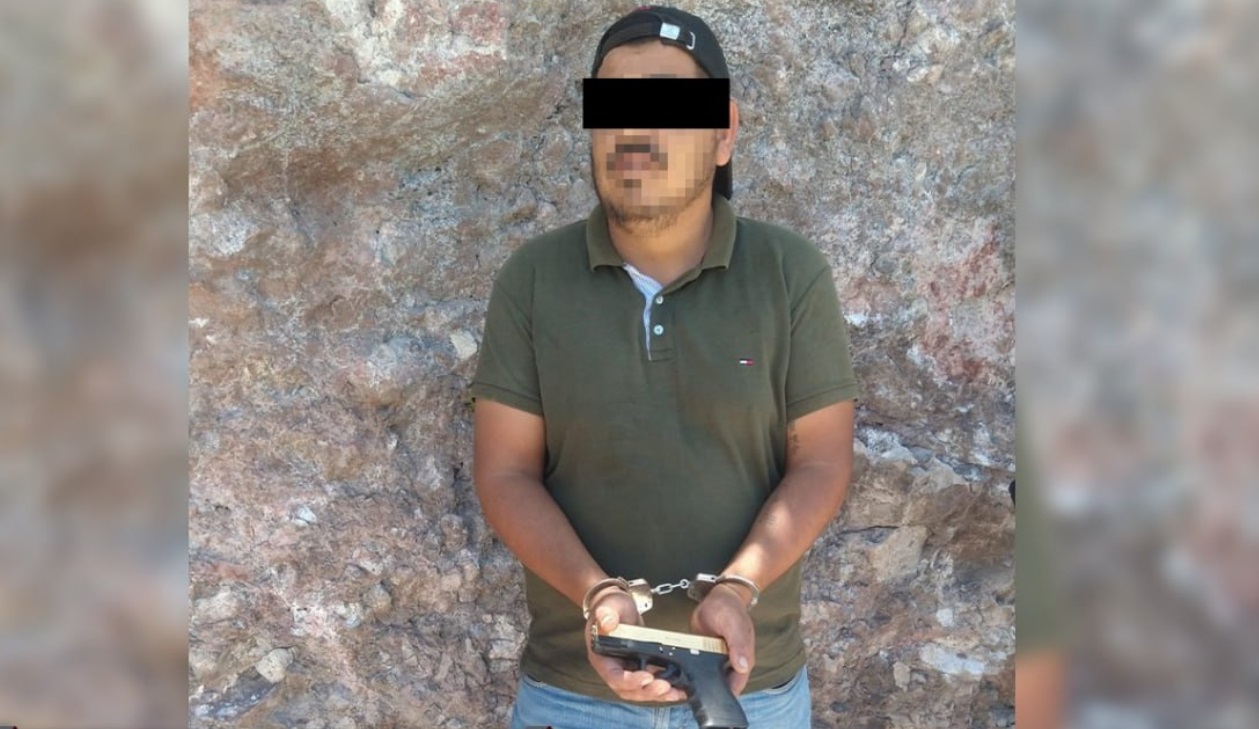 Detienen en Chilpancingo a un hombre en posesión de un arma