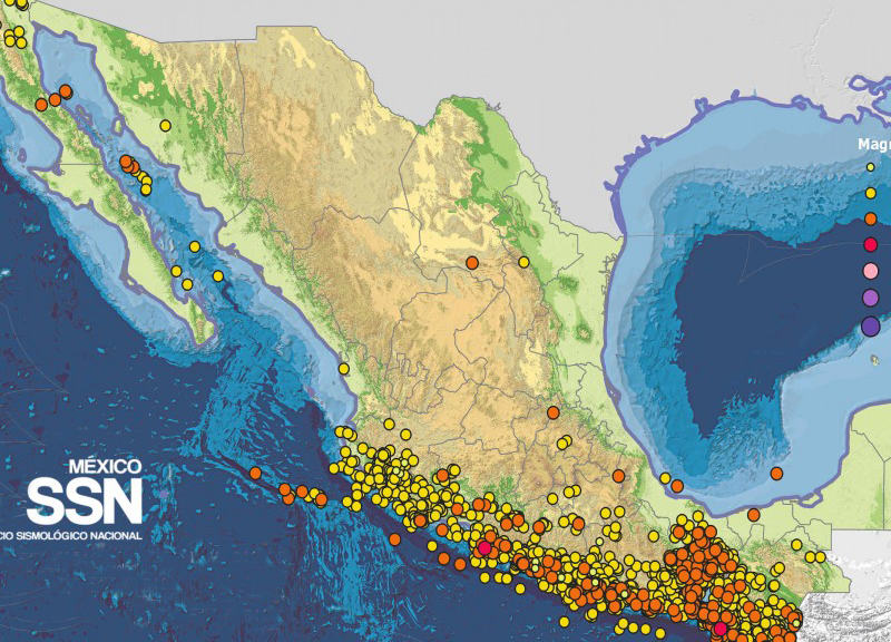 Revela UNAM los meses con mayor actividad sísmica en México