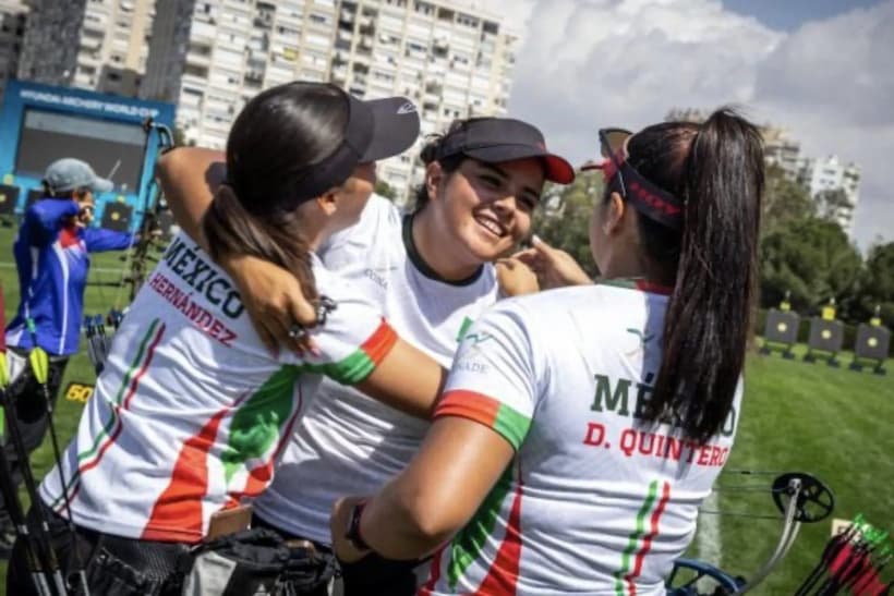 Gana México medalla de plata en el Mundial de Tiro con Arco