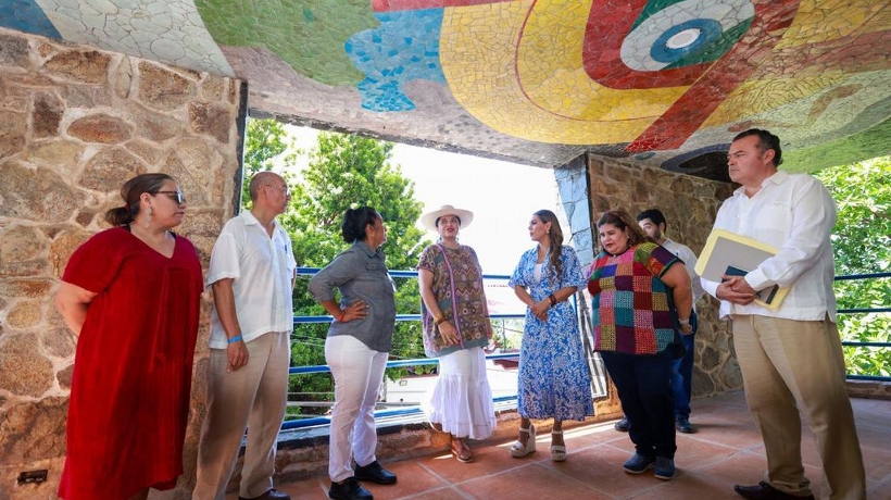 Presenta Evelyn Salgado avance de rehabilitación del centro cultural Casa de los Vientos