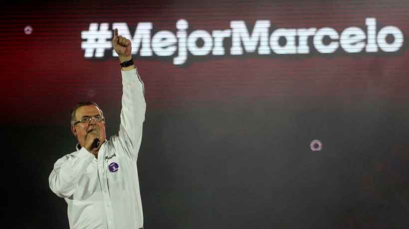 Marcelo Ebrard cierra campaña en una Arena Ciudad de México llena