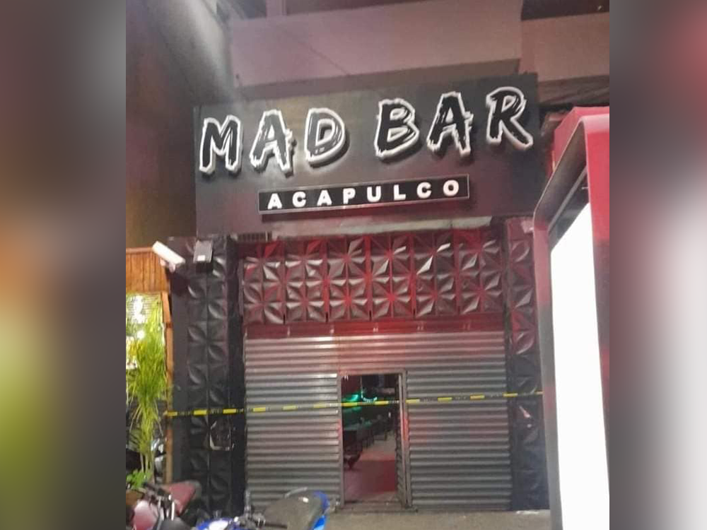 Ataque en bar de Acapulco deja una persona sin vida