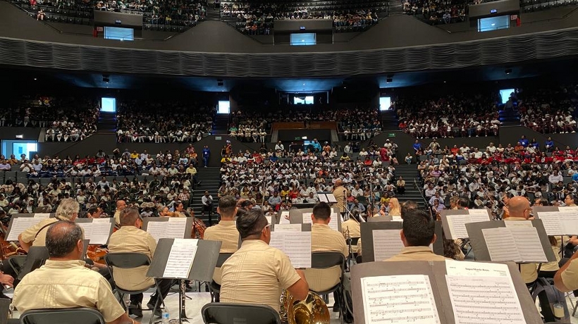 Participan 1500 estudiantes en evento de la Filarmónica de Acapulco