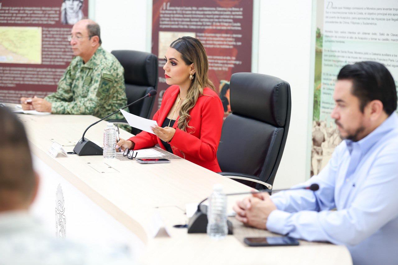 Refuerza Evelyn Salgado acciones de seguridad en Acapulco y región Centro