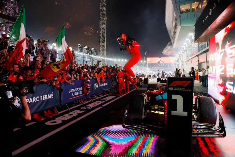 Consigue Carlos Sainz la victoria en el GP de Singapur