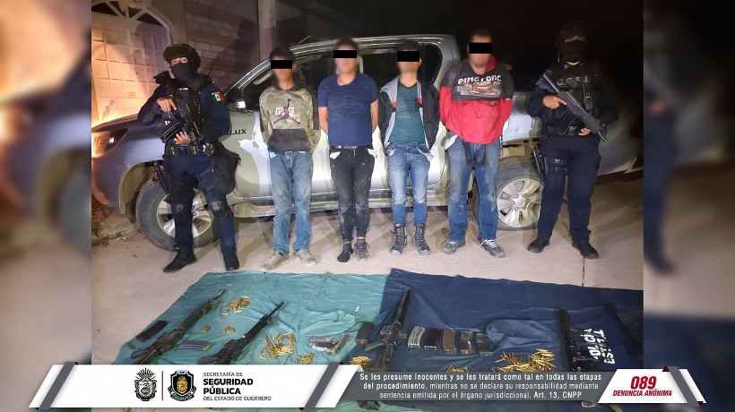 Atacan armados a estatales en Chihihualco; un muerto y un herido