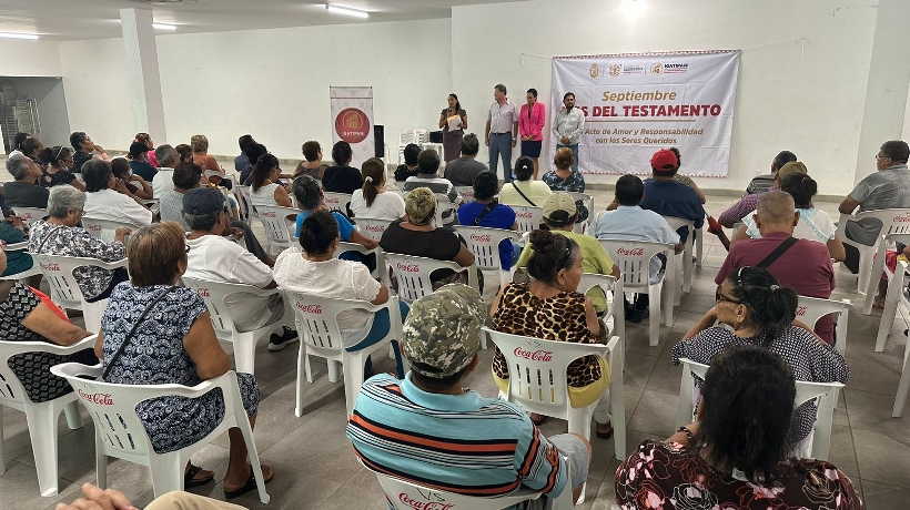 Ofrecen conferencia sobre testamentos a adultos mayores en Acapulco