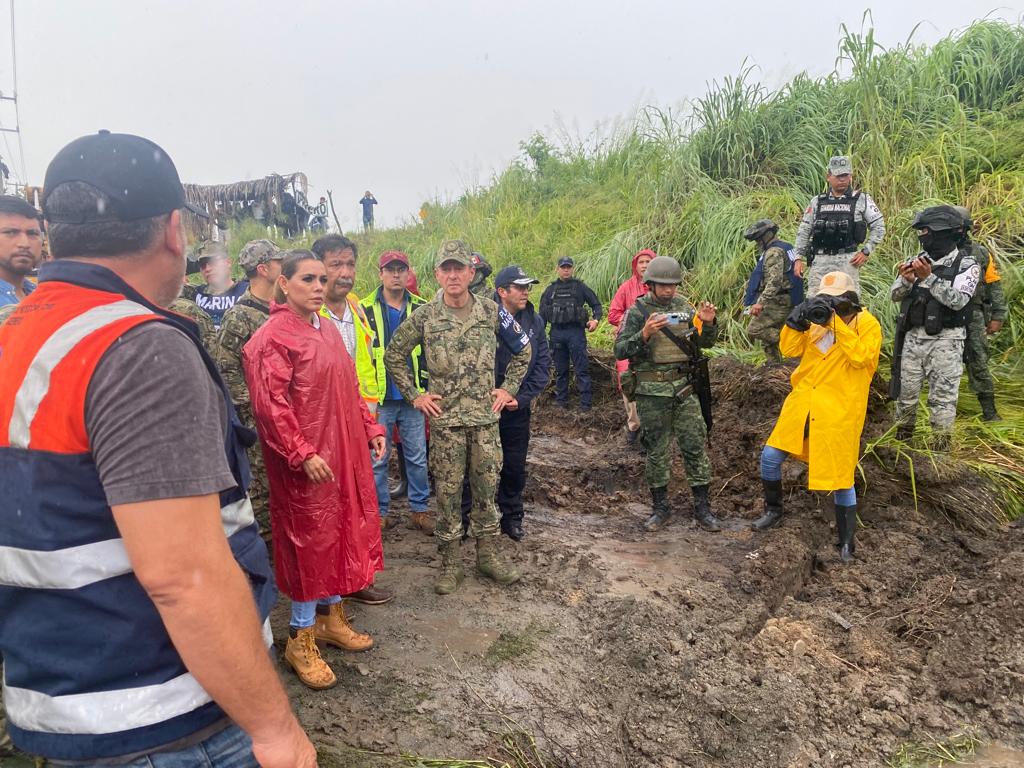 Atiende Evelyn Salgado afectaciones por lluvias en Guerrero