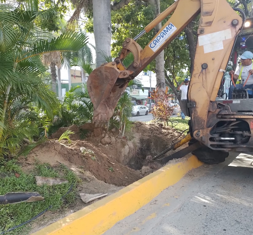 Refuerza CAPAMA reparaciones y mejoras en Acapulco