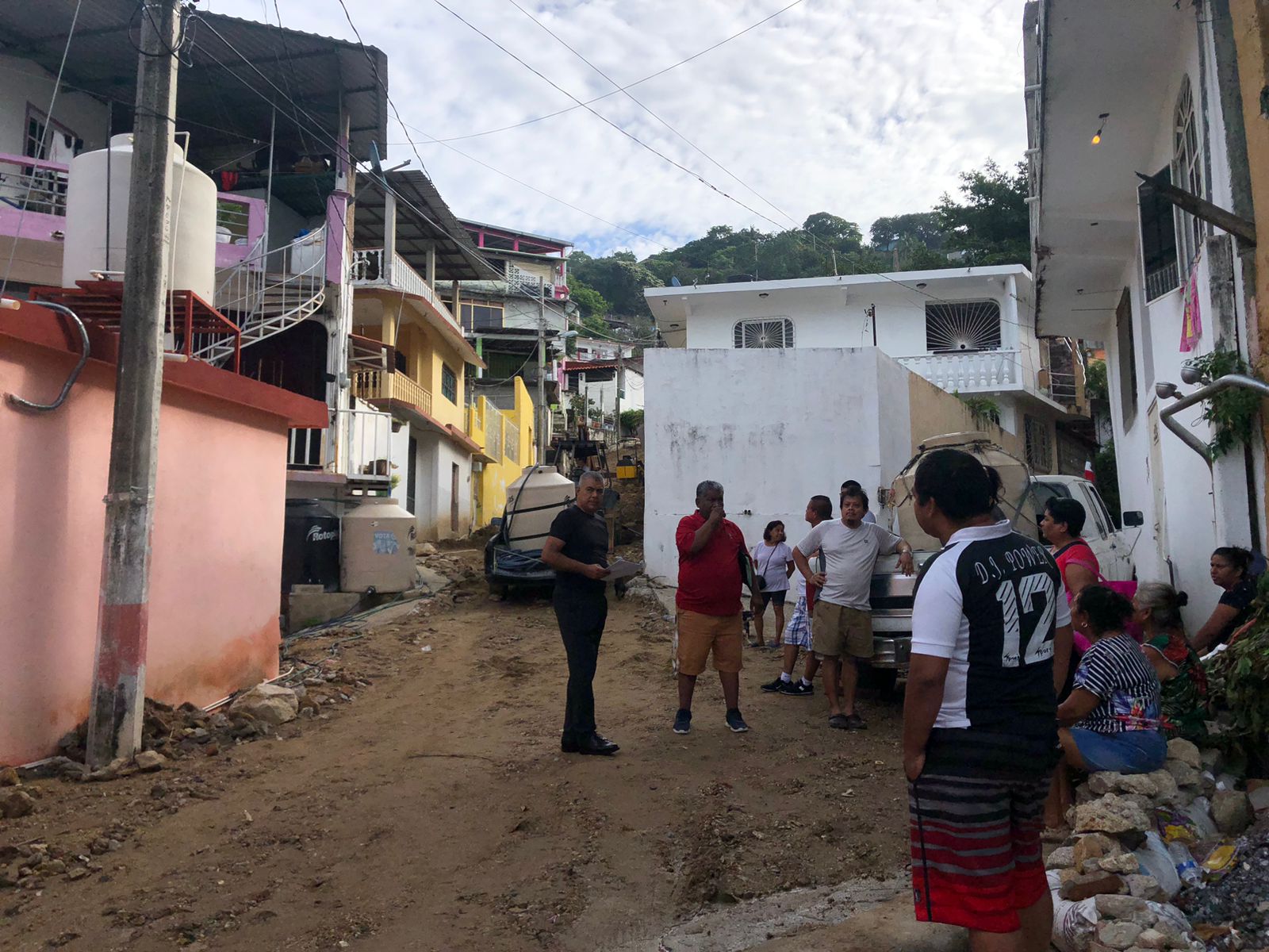 Familias denuncian corrupción en obra de colonia Jardín en Acapulco
