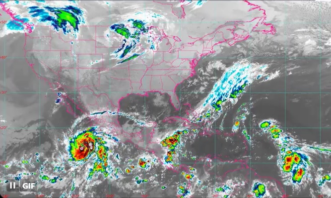 Tormenta Norma podría intensificarse este miércoles a huracán