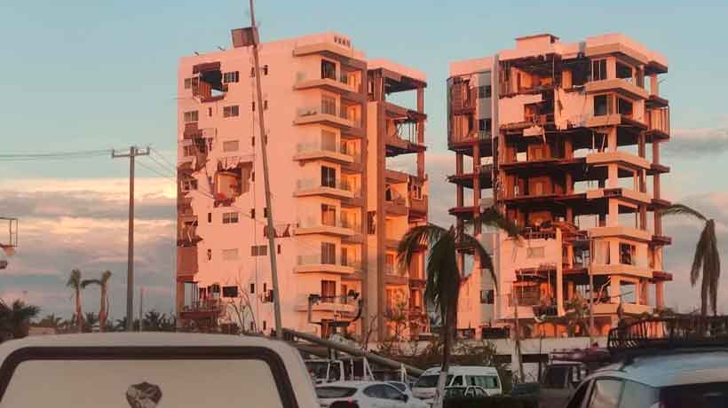 Otis provocó daños por más de 7 mil mdp en hoteles de Acapulco, estiman aseguradoras